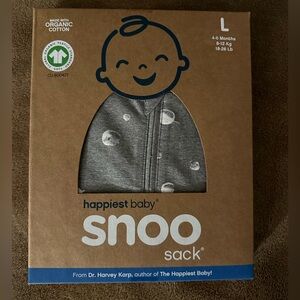 Happiest Baby SNOO Sleep Sack - 100% Organic Cotton Baby Swaddle Blanket